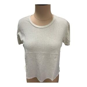 Perfect White Tee Harley Boxy Crew Short Sleeve Oatmeal Size Medium New With Tag